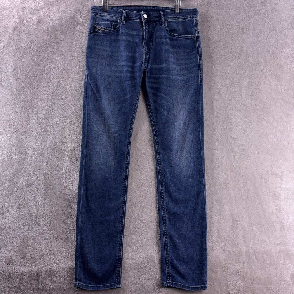 Diesel‎ Jeans Mens Size 29x31 Blue Faded Wash Thommer Slim Denim Staright